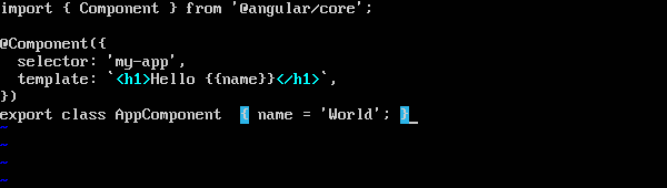 Angular 2 — Hello World